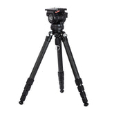 Carbon Fiber 75mm With Five-Stage Compact Tripod
